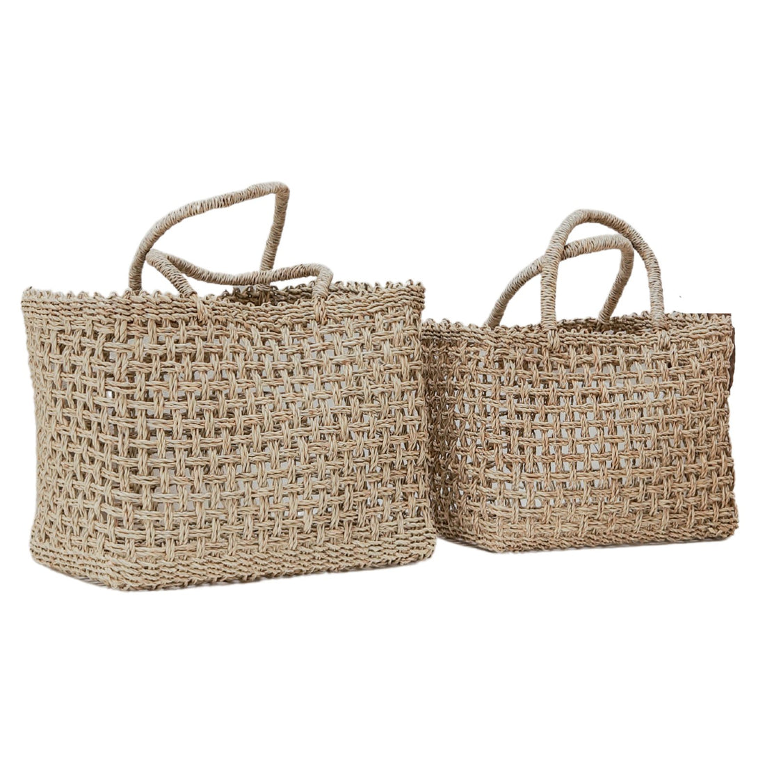 Einkaufstasche | Strandtasche MOYO aus gewebtem Seegras (2 Größen)