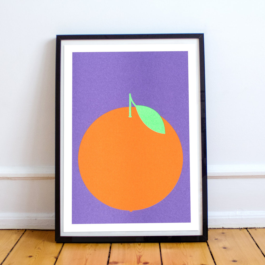 Kunstdruck Poster Orange
