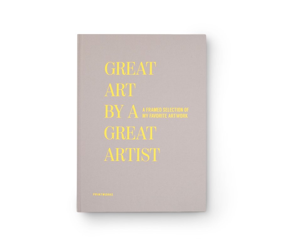 Printworks Rahmenbuch – Great Art – Beige